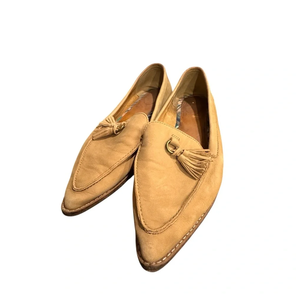 Sperry Tan Tassel leather Loafers size 10